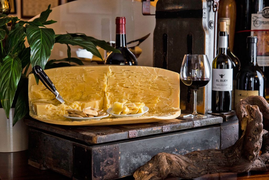 Queso de aperitivo Restaurantes El Buey Madrid